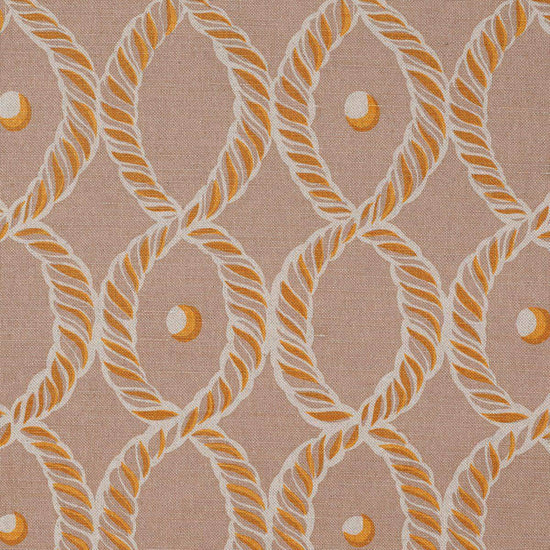 Dolly Fabric in Grey and Gold