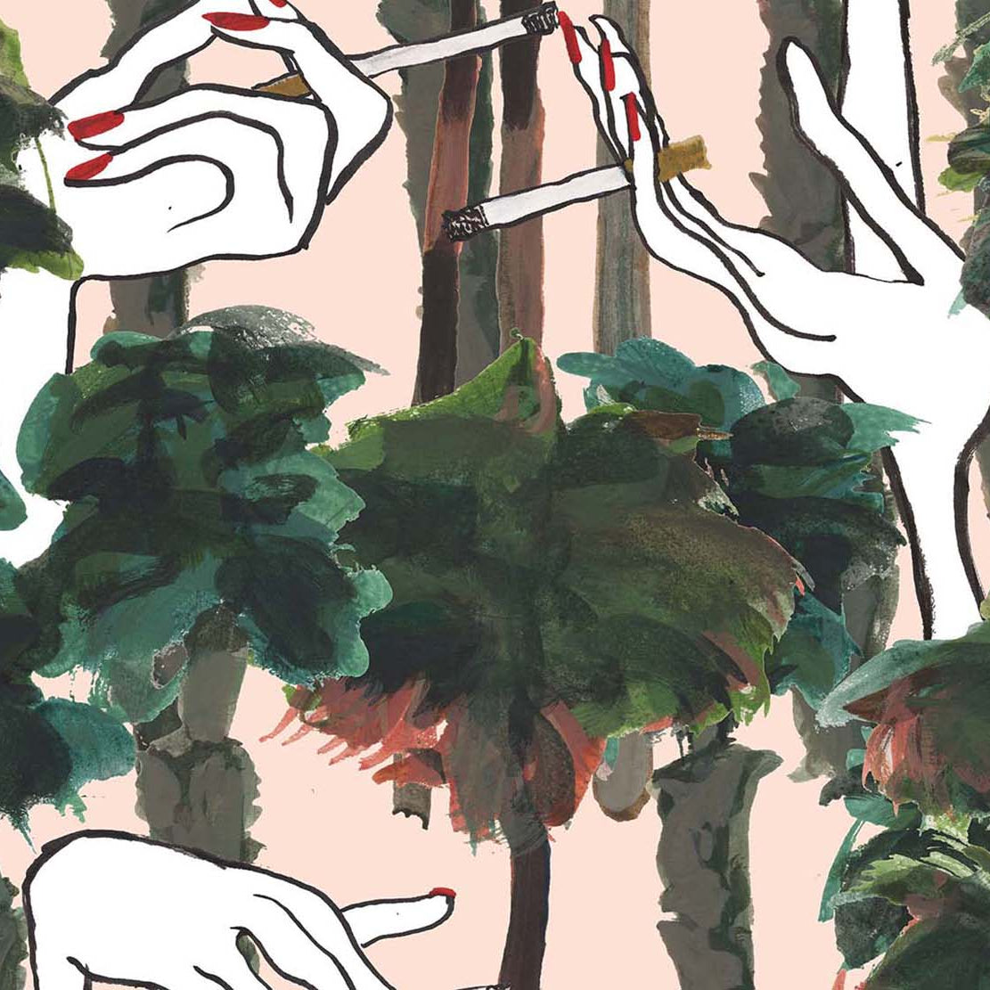 Clope in the Grove Wallpaper