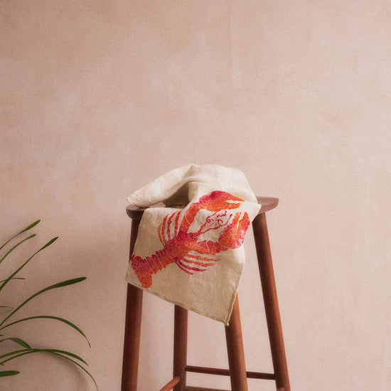 Lobster Napkins. Set of 4