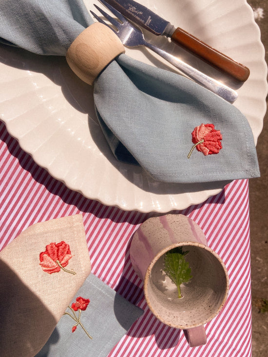Geranium Napkins (set of 4)