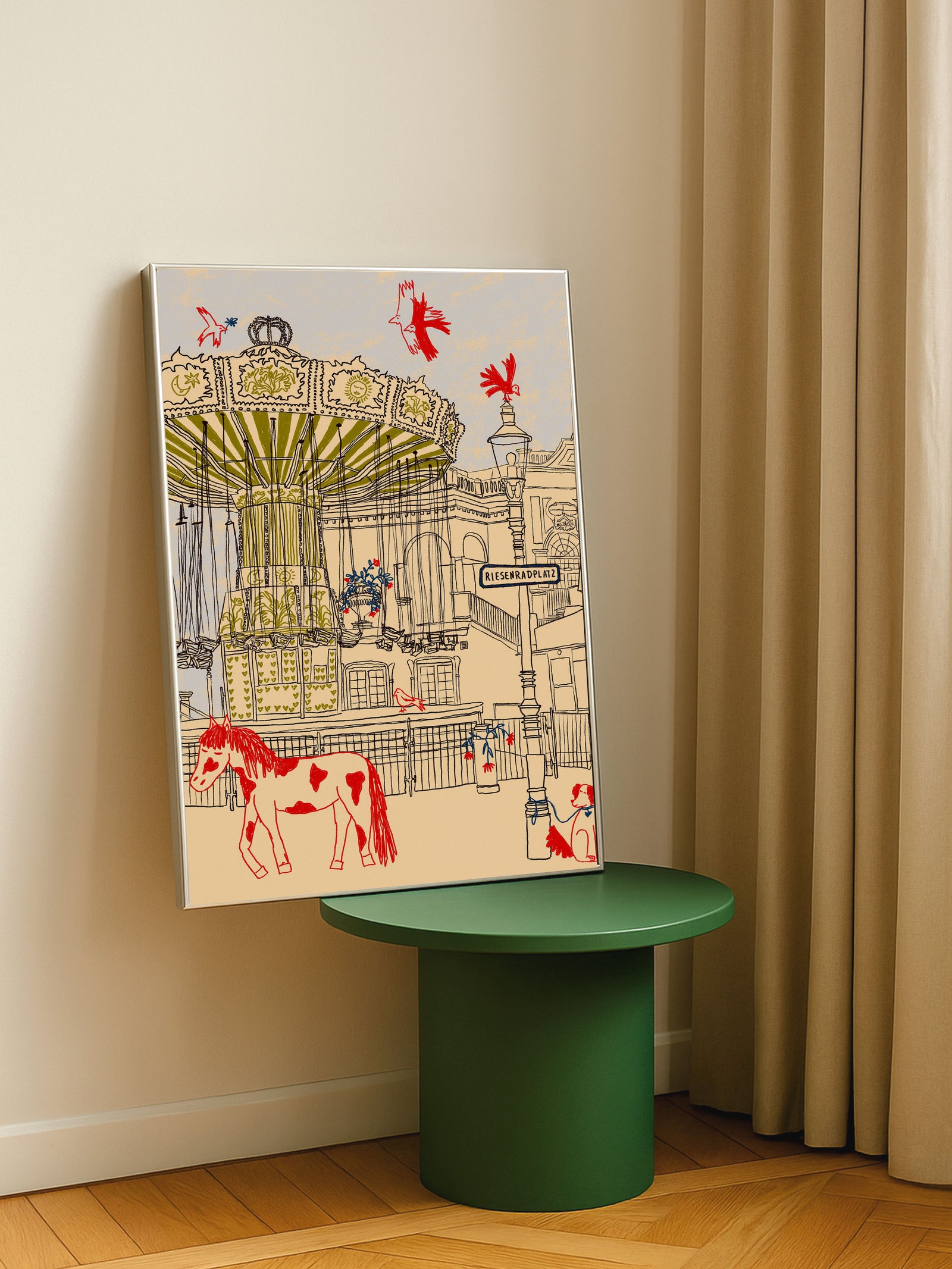 Pony at the Prater - Fine Art Print