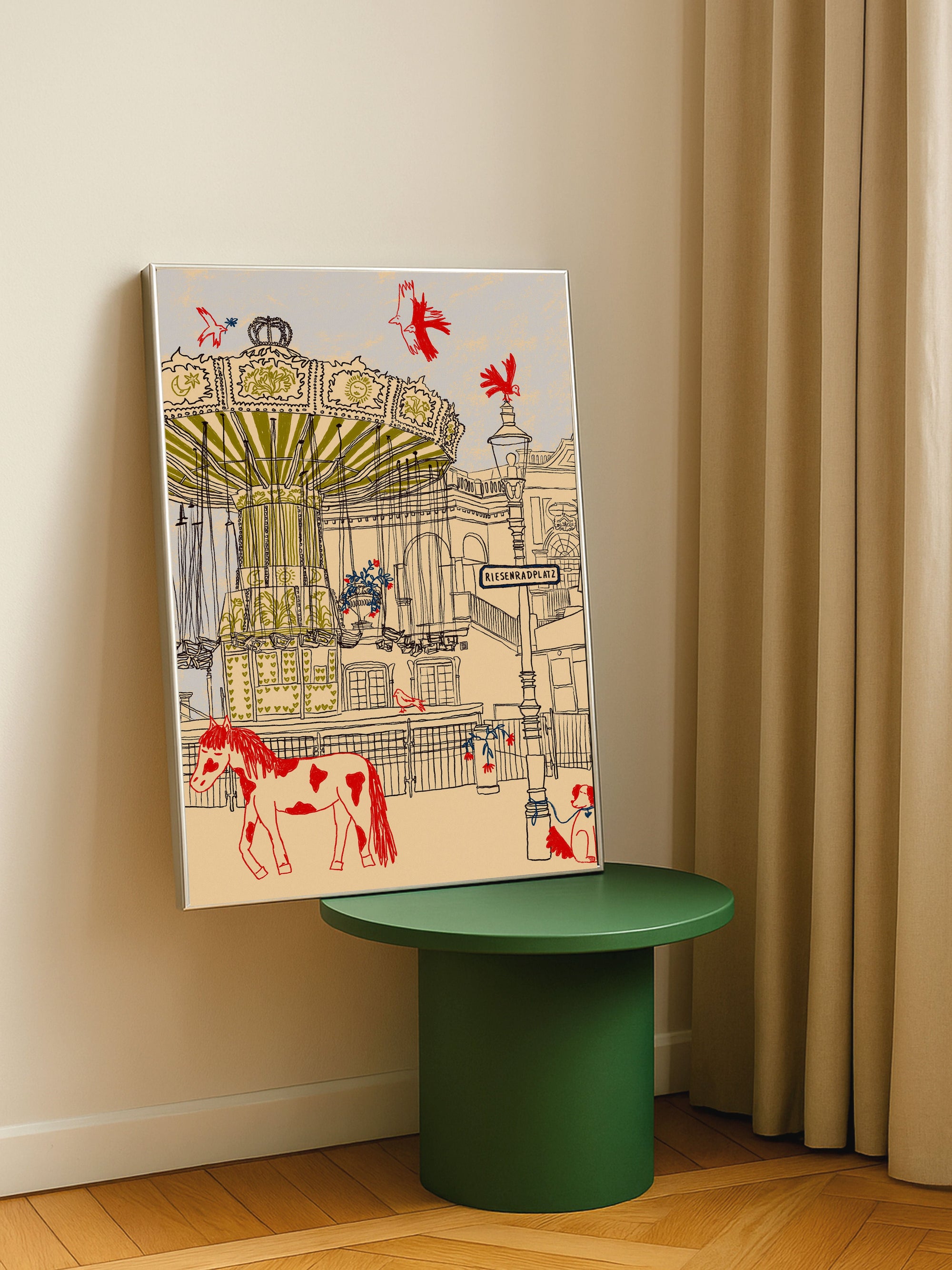 Pony at the Prater - Fine Art Print