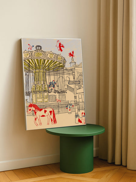 Pony at the Prater - Fine Art Print