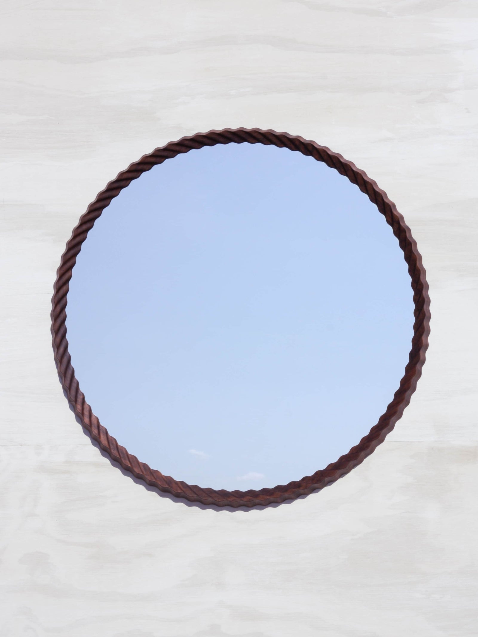Kruller Grand Mirror - Walnut