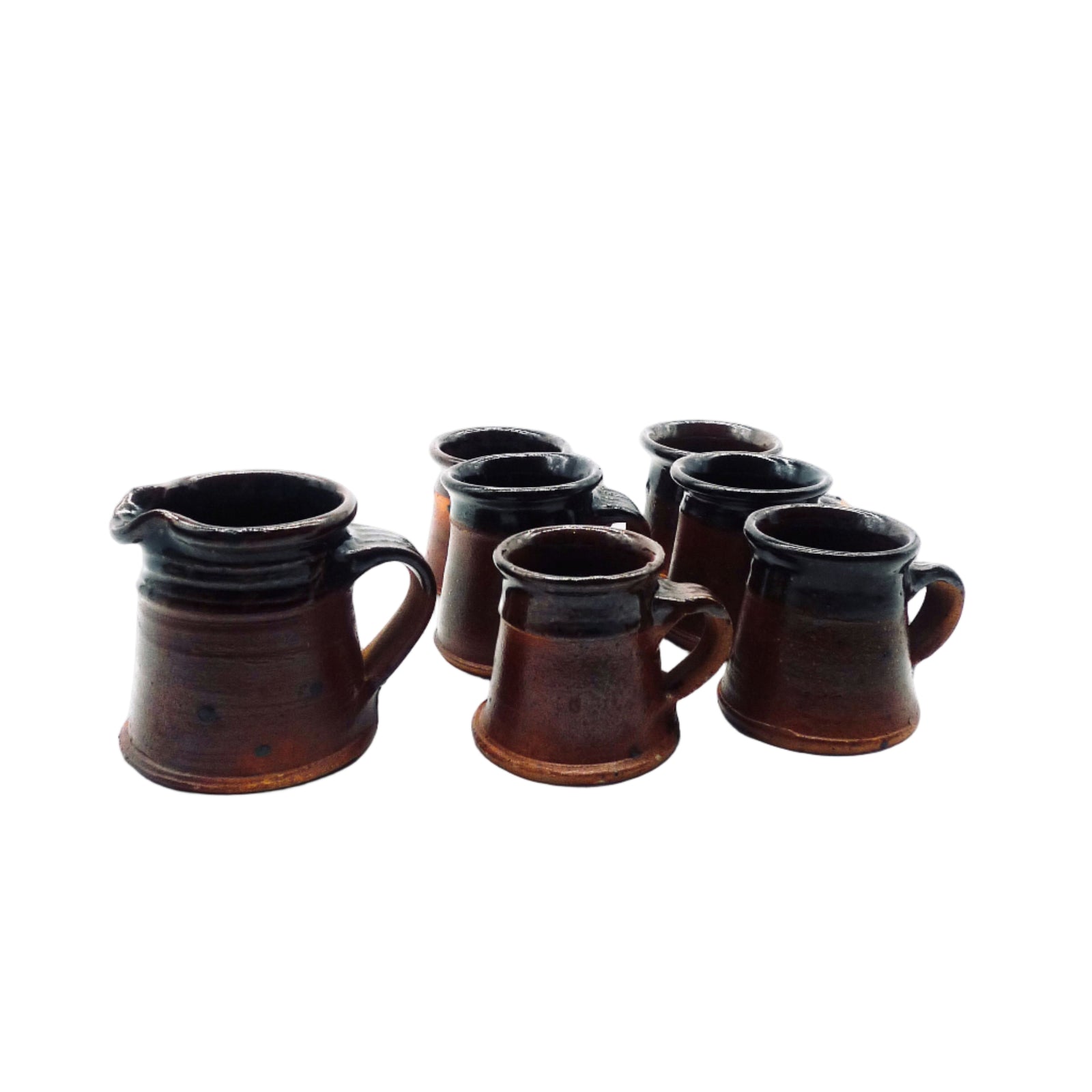 Six Cups and Milk Jug