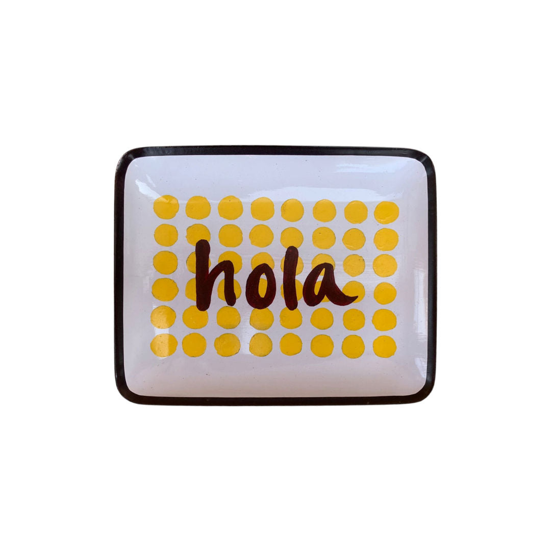 Hand-Painted Iron Vide-Poche – Hola