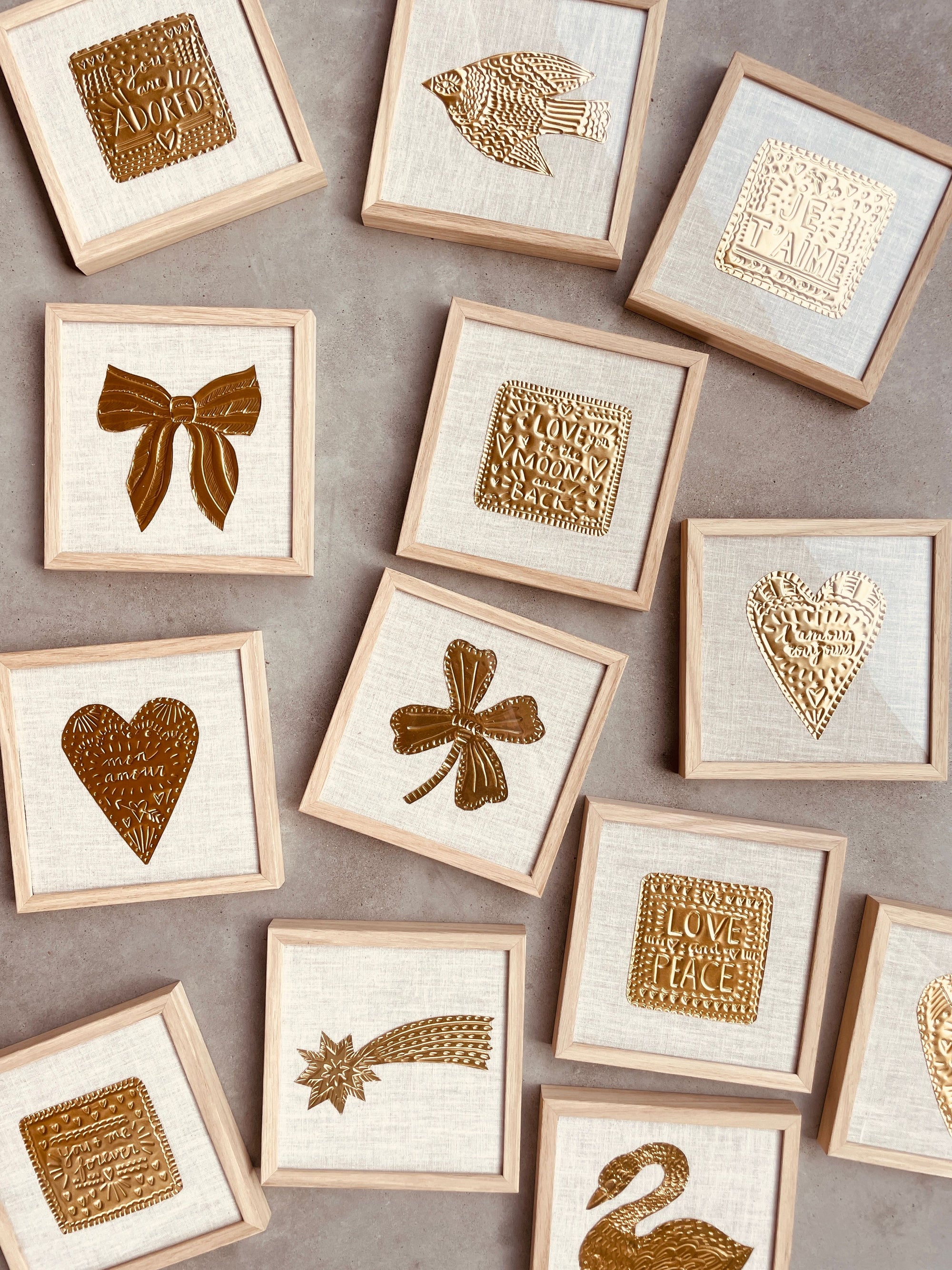 Gold Foil Art Piece - Clover