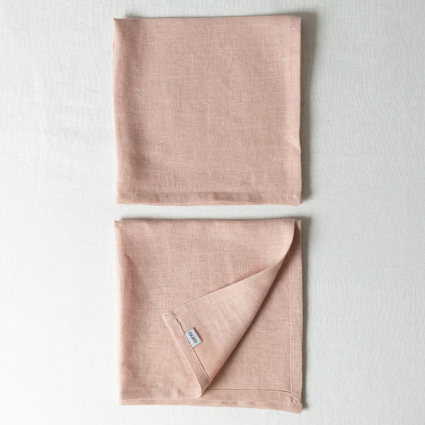 Pale Pink Napkins (Set of 2)