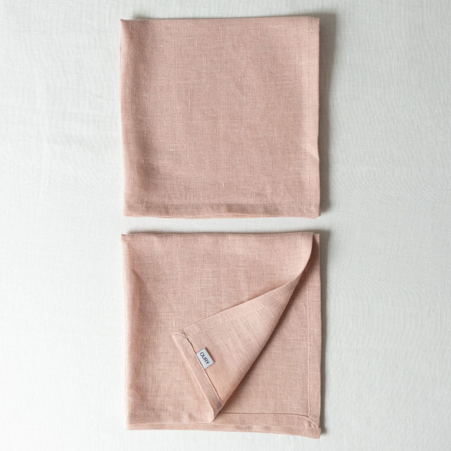 Pale Pink Napkins (Set of 2)