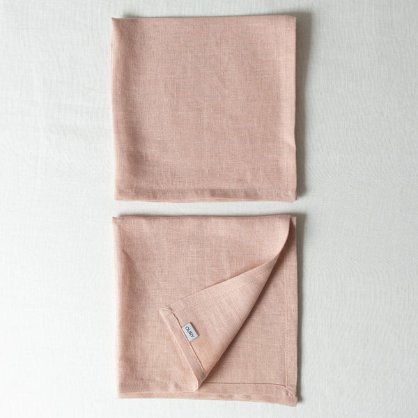 Pale Pink Napkins (Set of 2)
