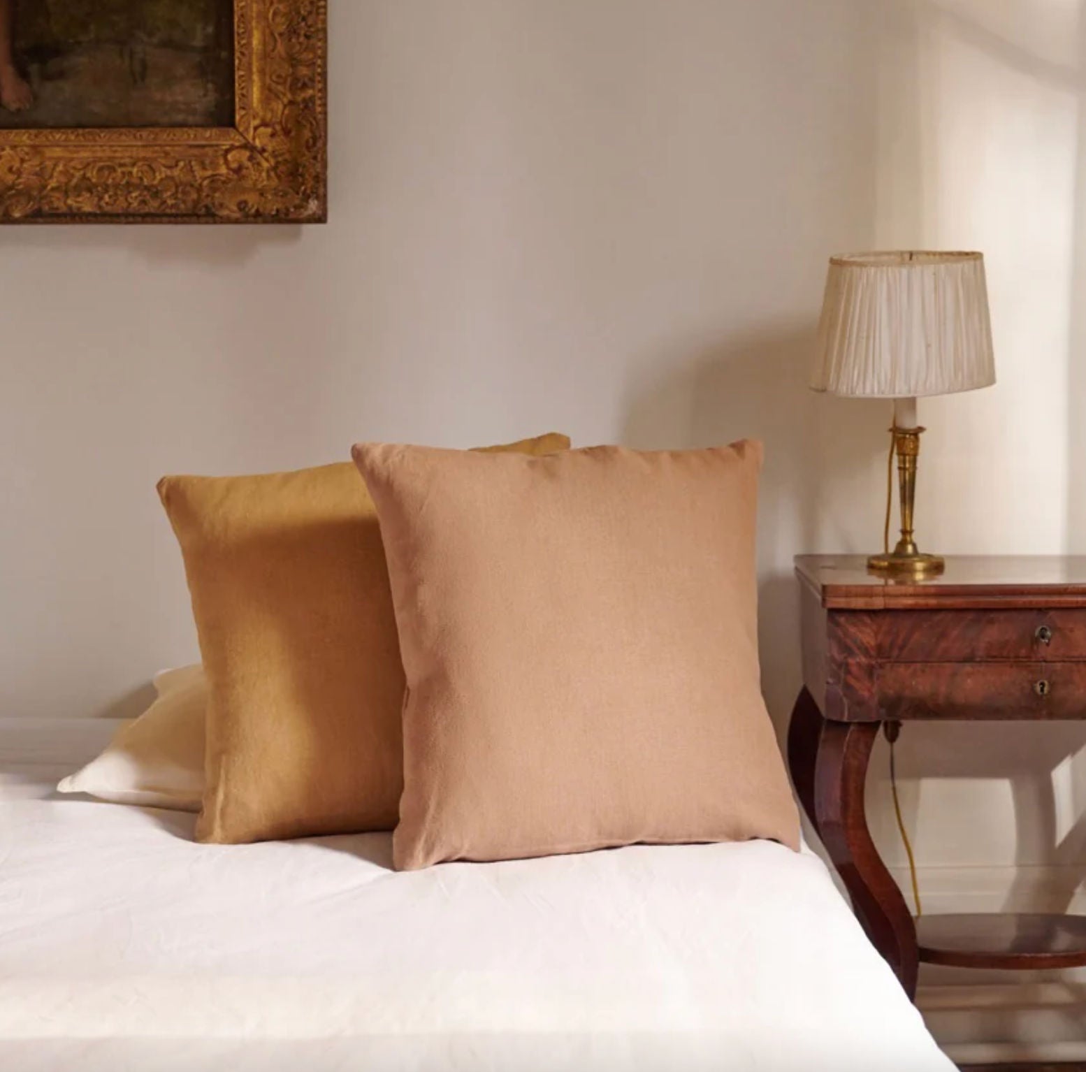 Naturally Dyed Hemp Cushion Cover