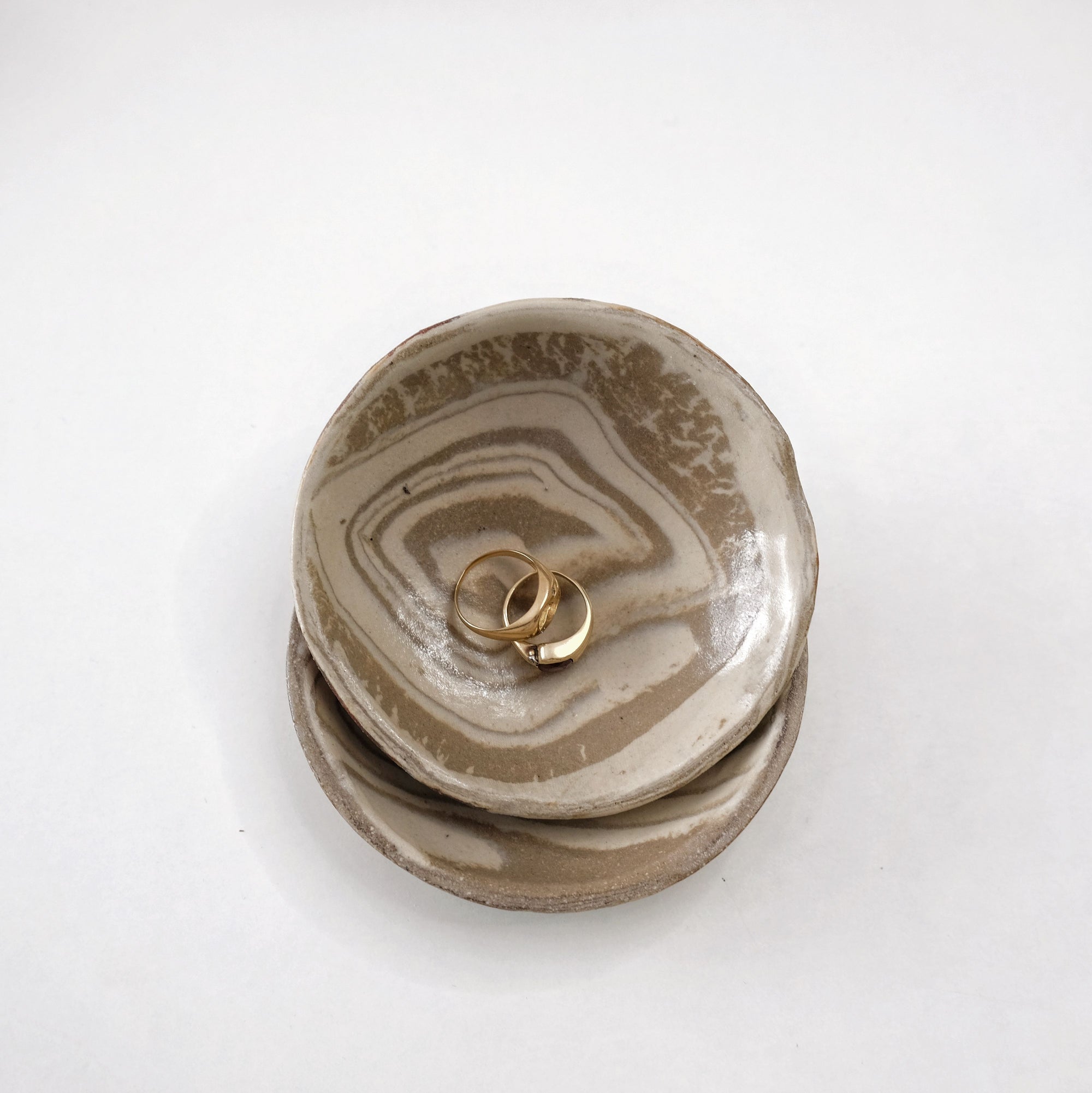 Mieke - Small Nerikomi Ceramic Trinket Set of 2