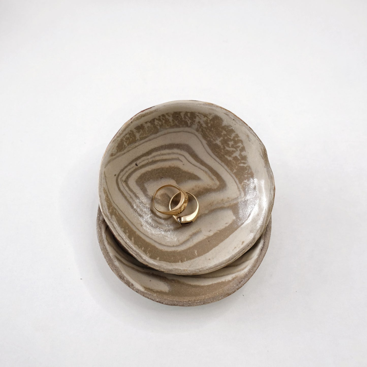 Mieke - Small Nerikomi Ceramic Trinket Set of 2