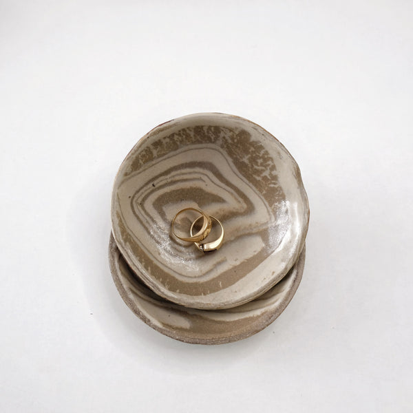 Mieke - Small Nerikomi Ceramic Trinket Set of 2