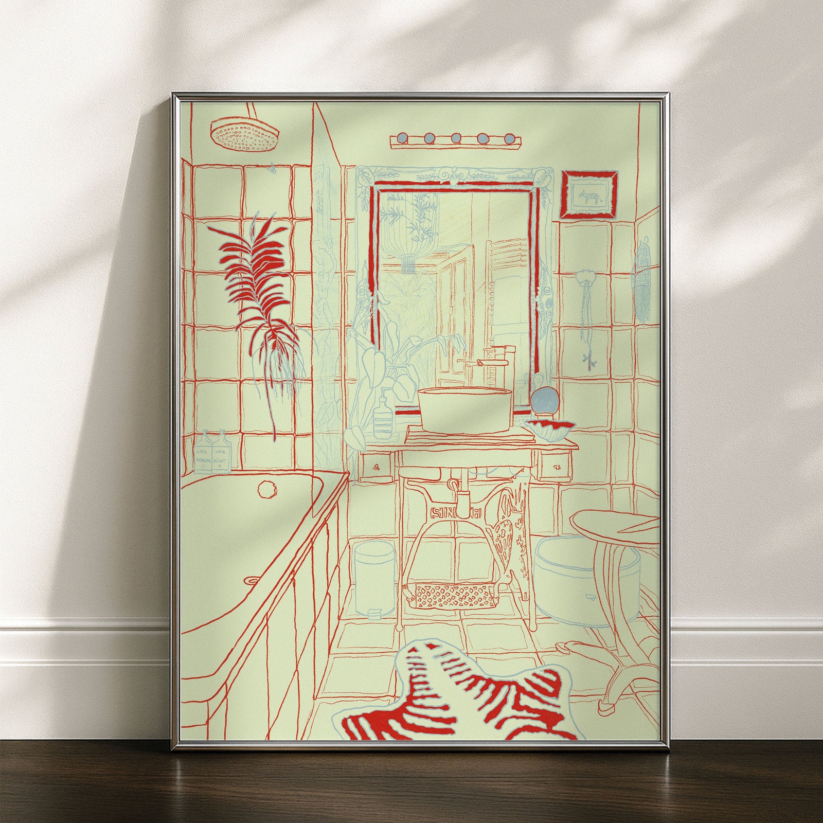 Bathroom in Vienna - Fine Art Print