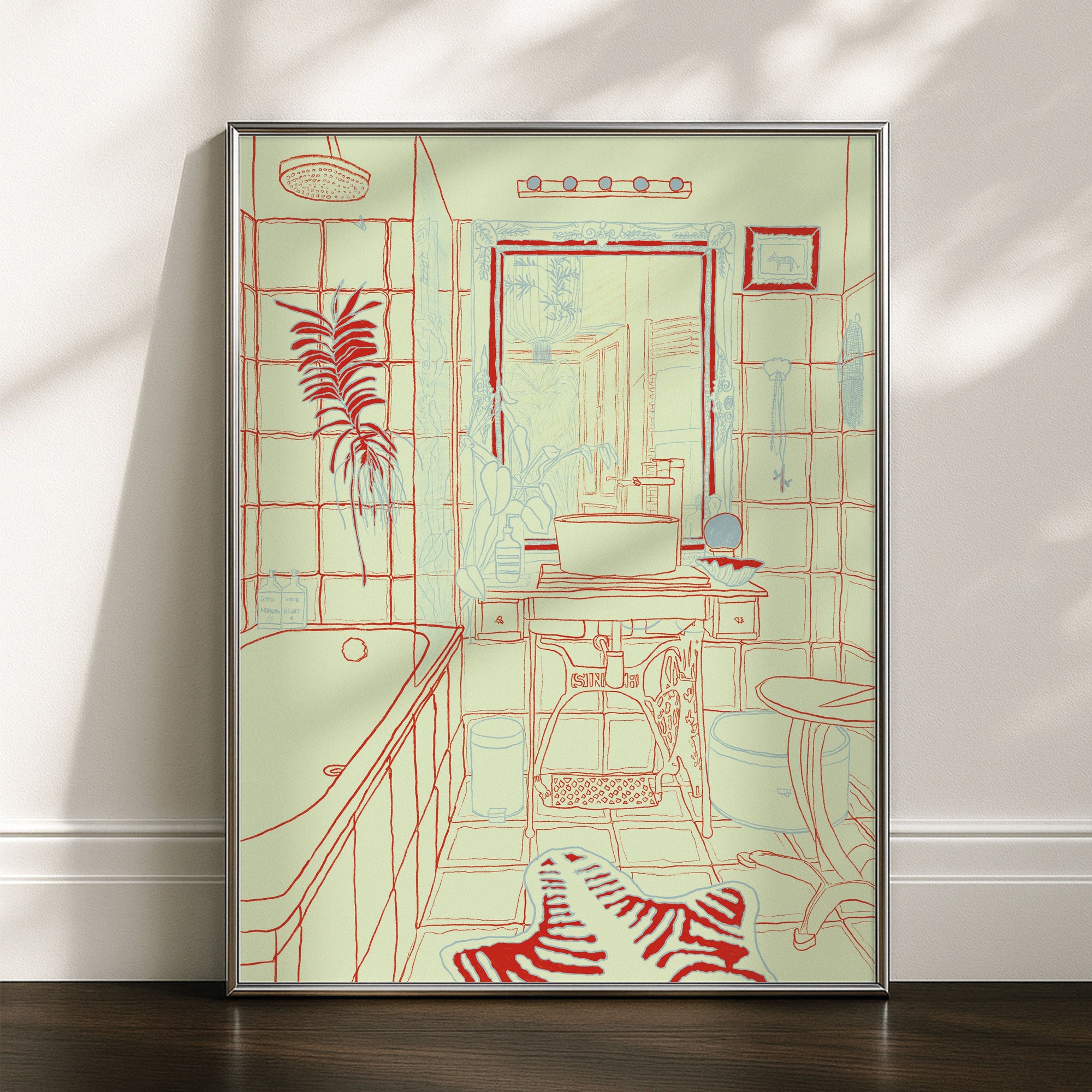 Bathroom in Vienna - Fine Art Print