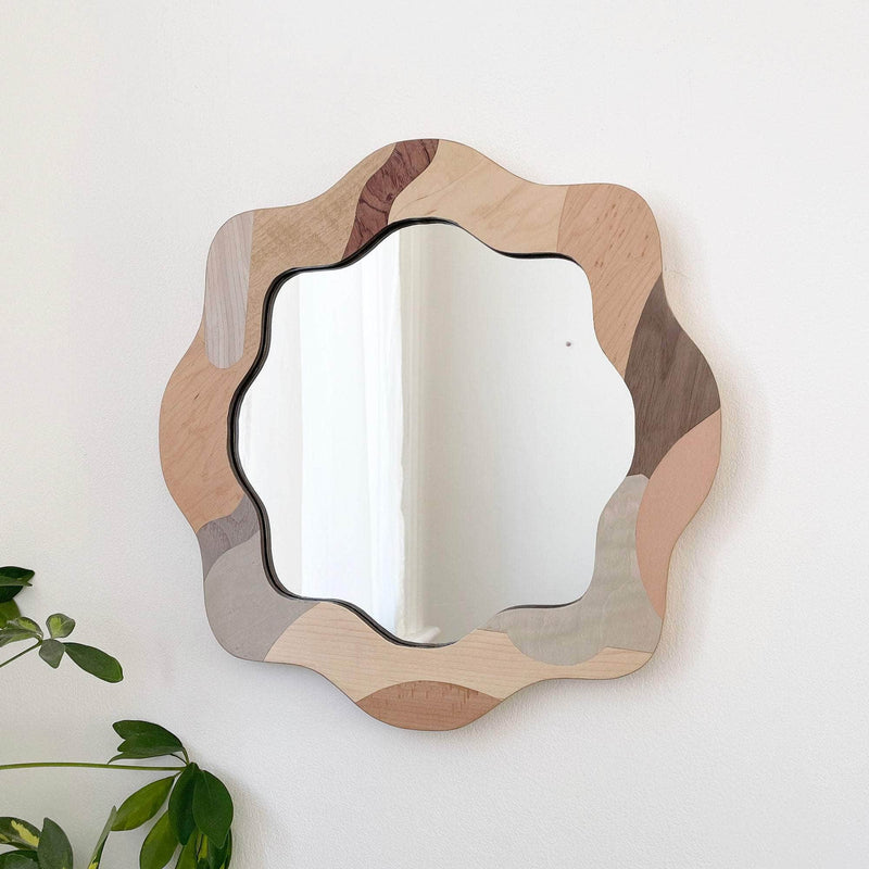 Round Curve Mirror Neutral