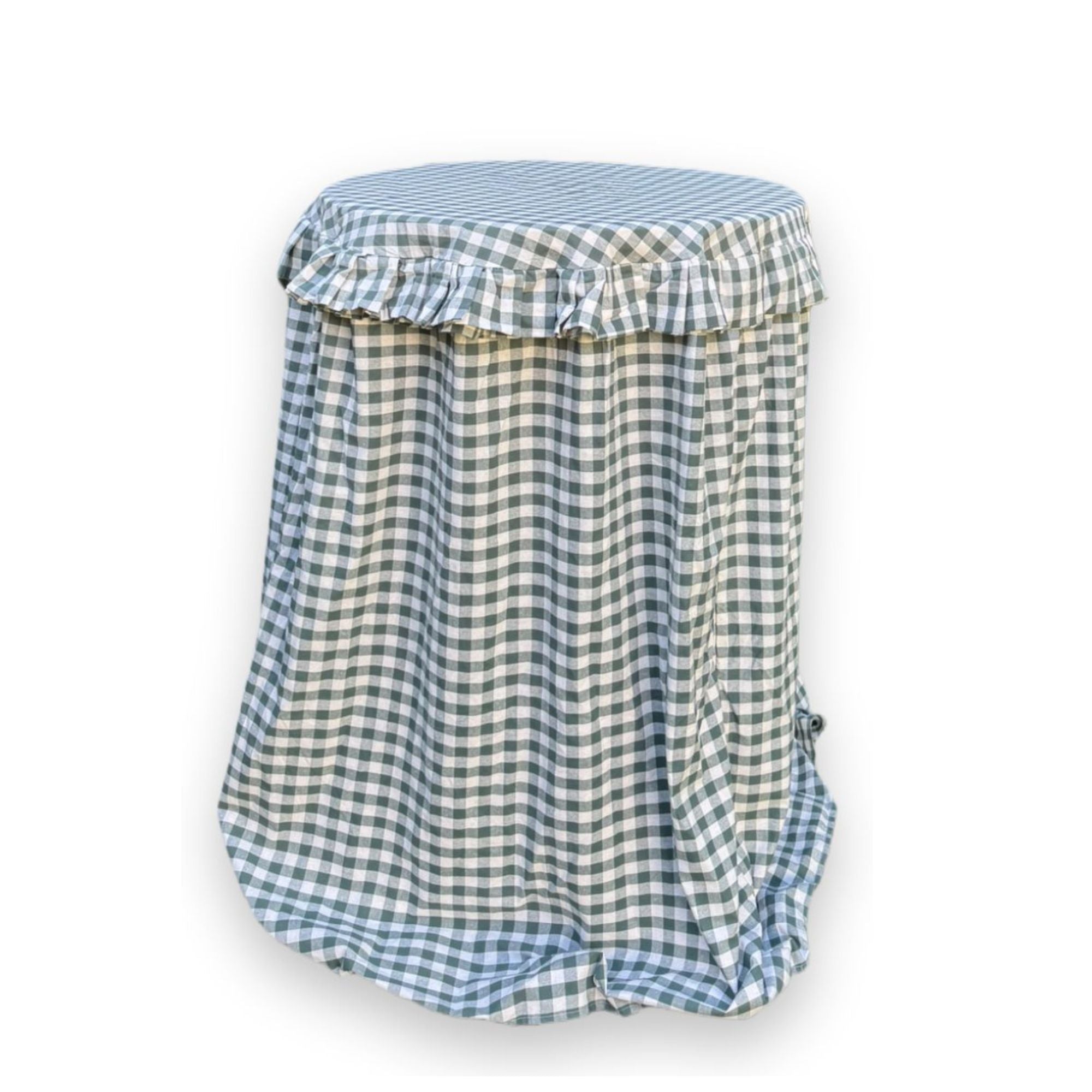 High Party Tablecloth Gingham Green