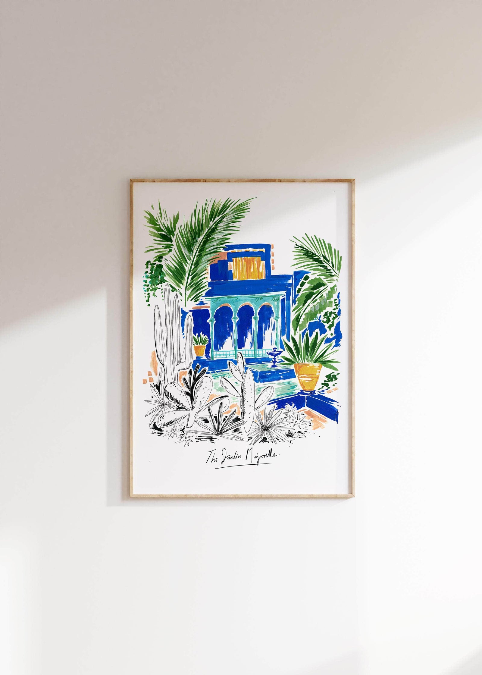 The Majorelle House' Print