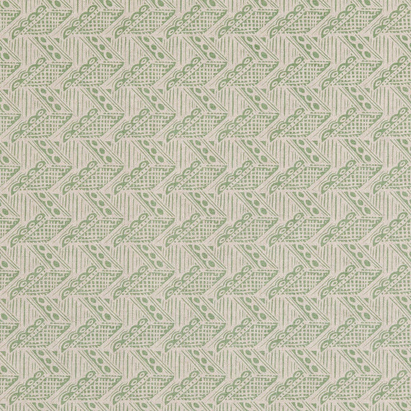 Thatch Fabric in Forest Green