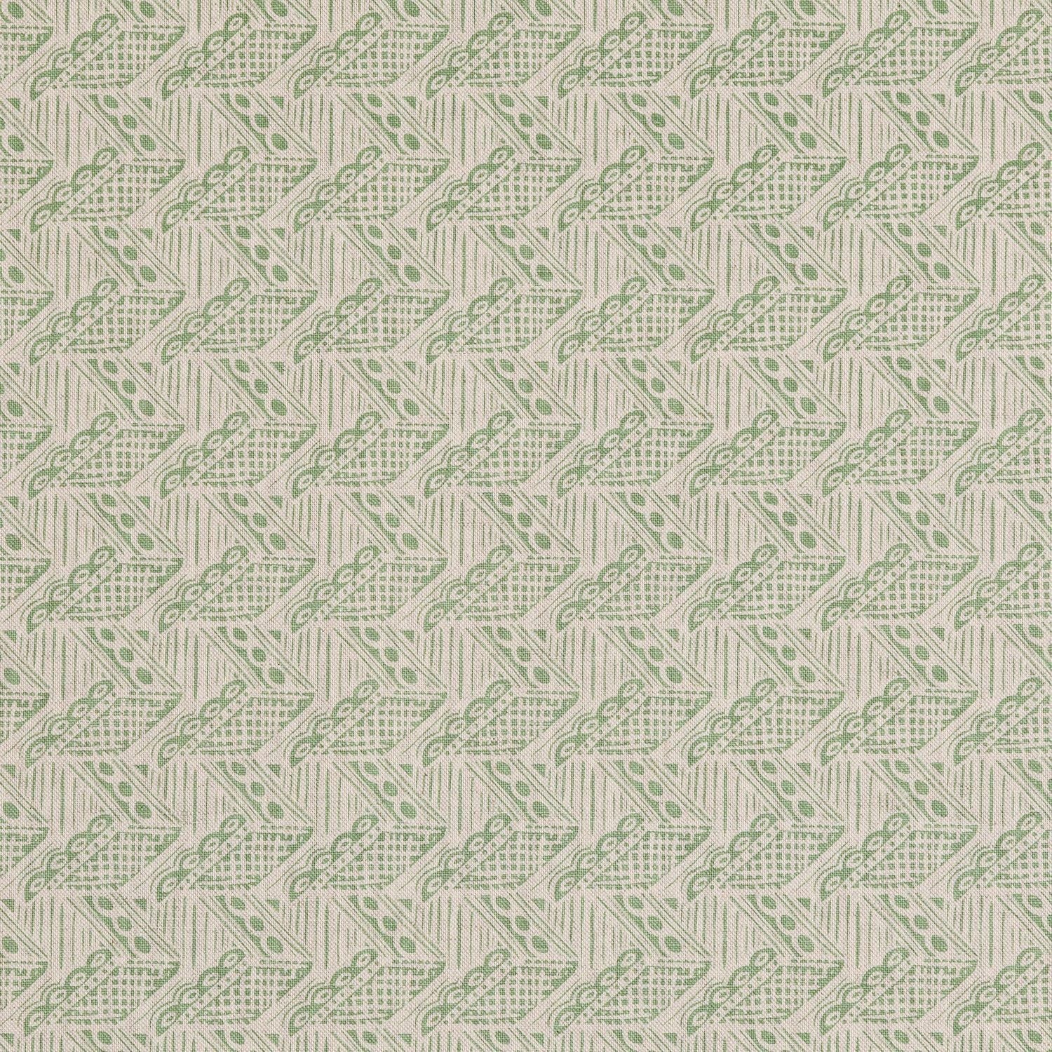 Thatch Fabric in Forest Green