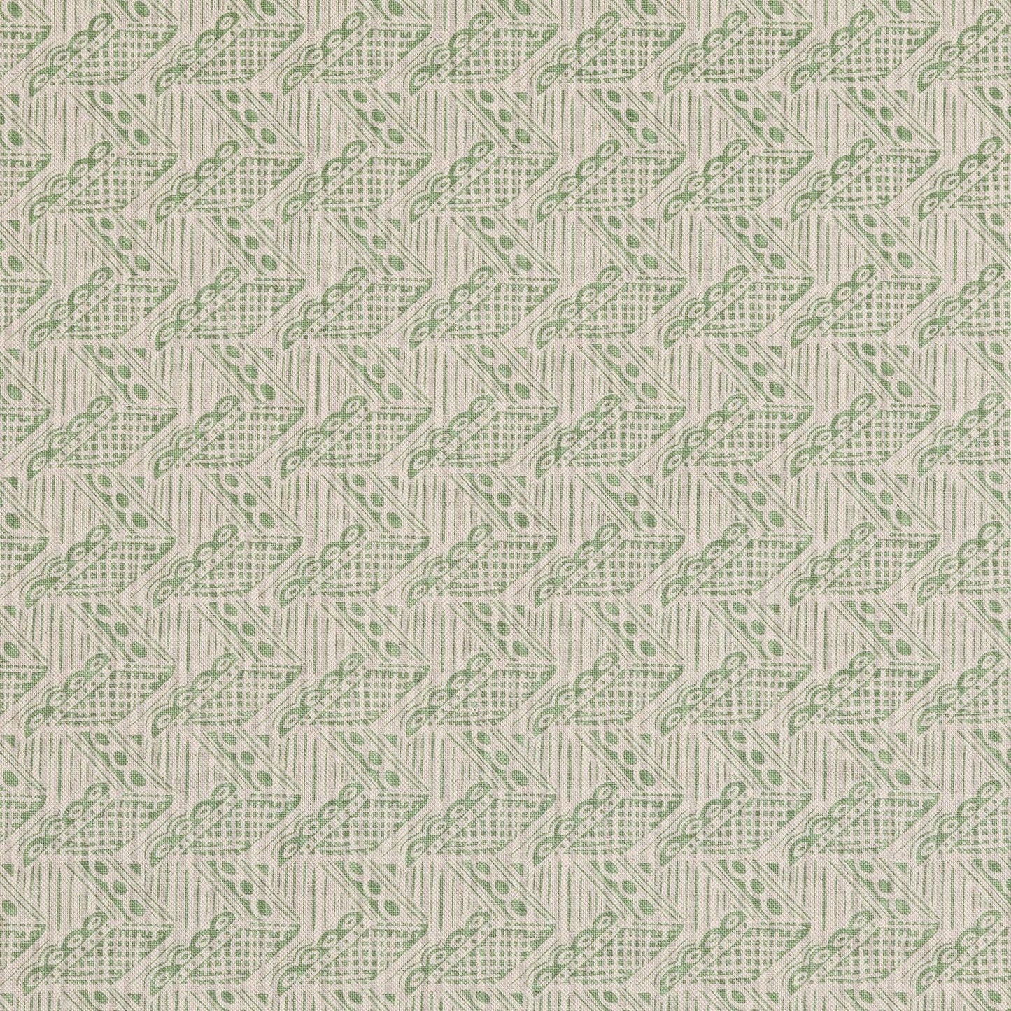 Thatch Fabric in Forest Green
