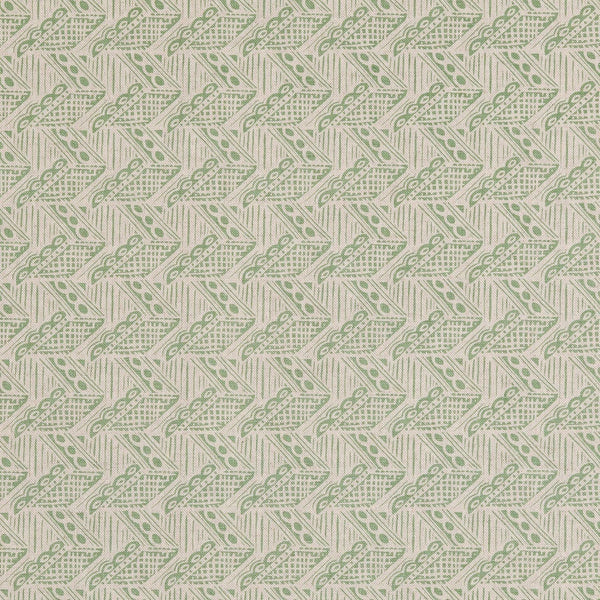 Thatch Fabric in Forest Green