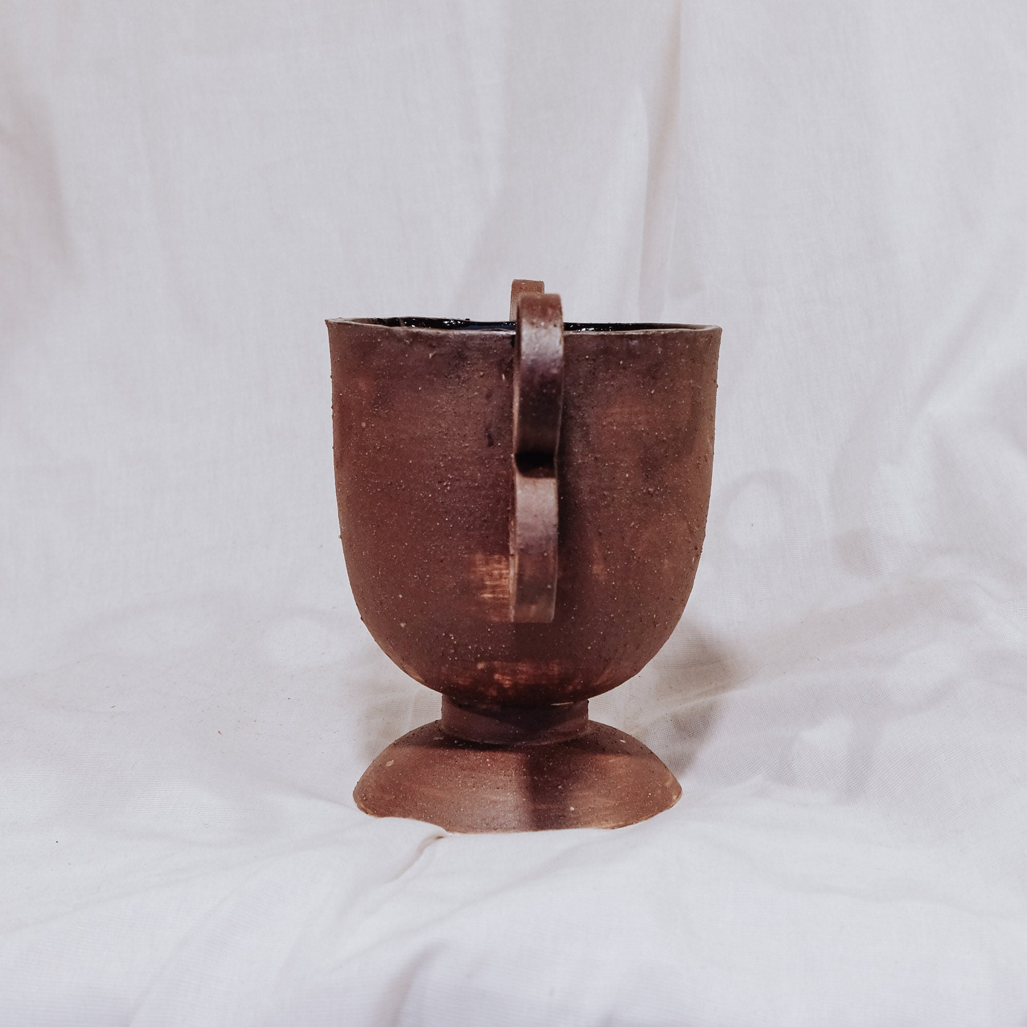 Jackie - Reddish Brown Wild Clay Edition - Goblet/Vase