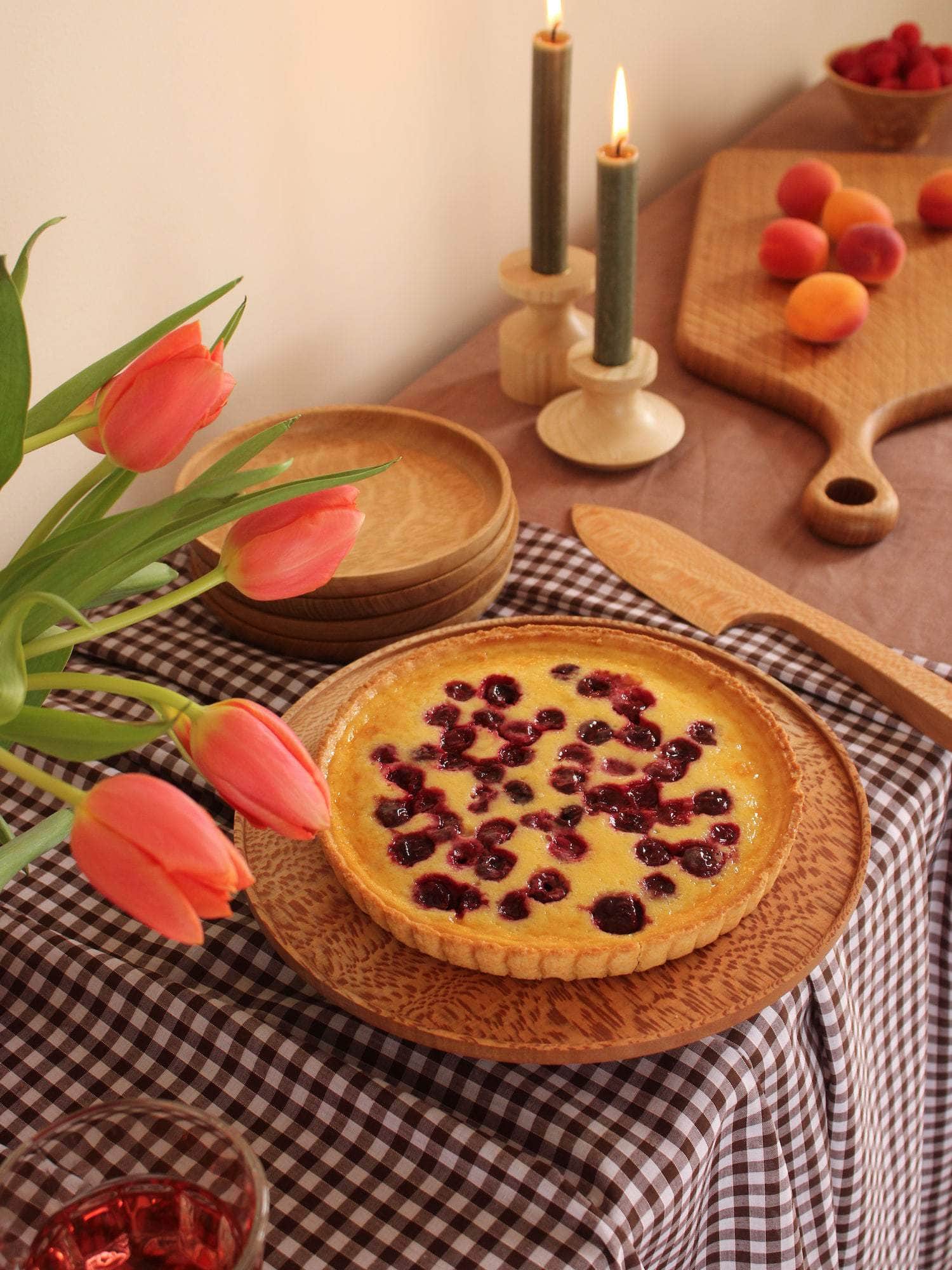 London Plane Low Cake Stand