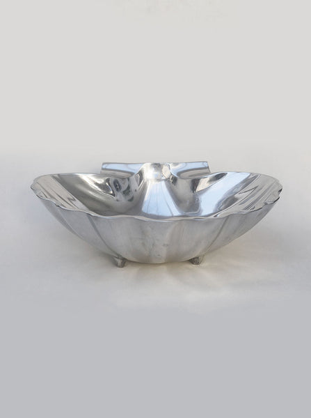 Vintage Large  Brass Shell Dish