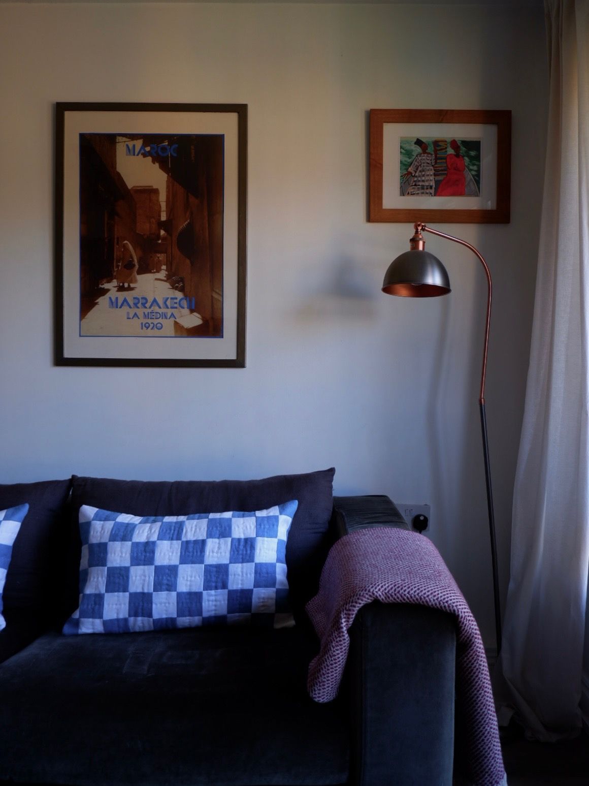 Chequered Cushion