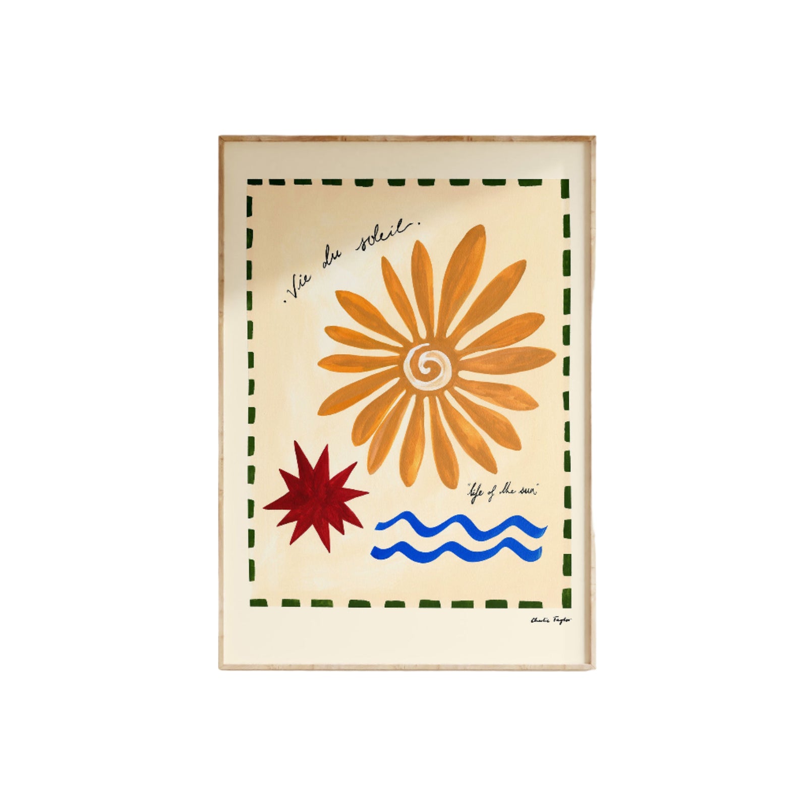 'Vie Du Soleil' Print