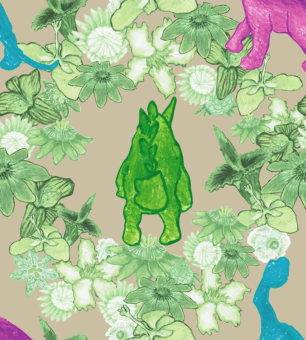 Dinoflorus Wallpaper