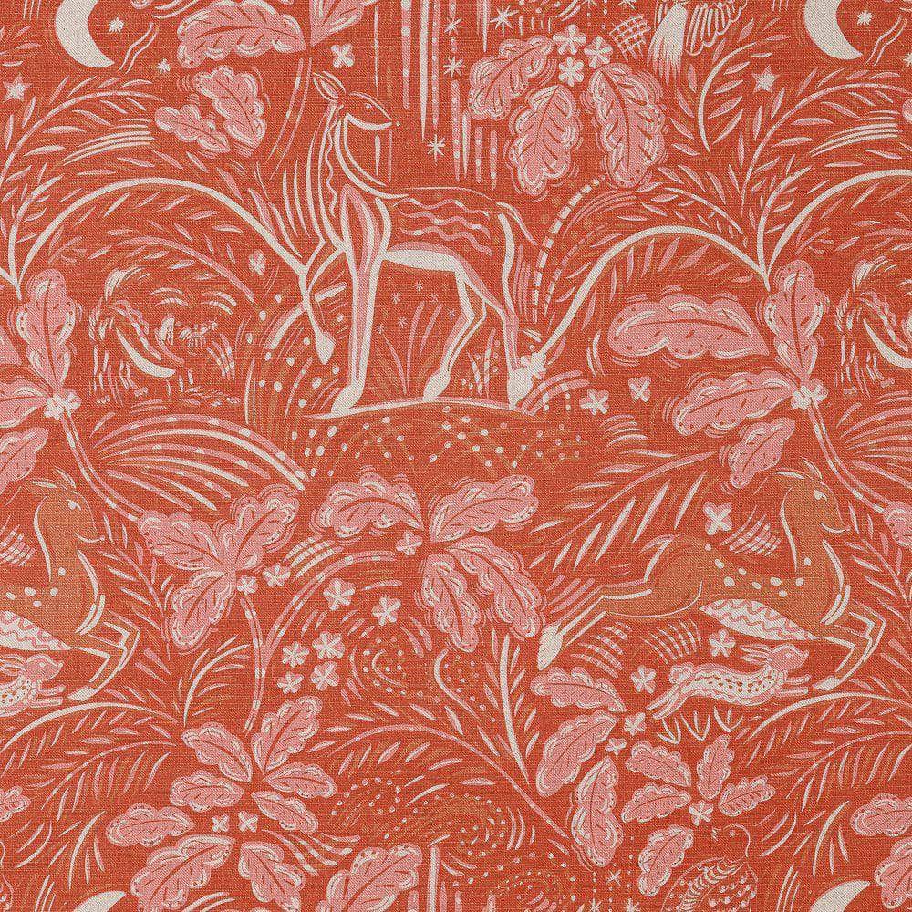 Staffordshire Large Bolster in Rust and Pink