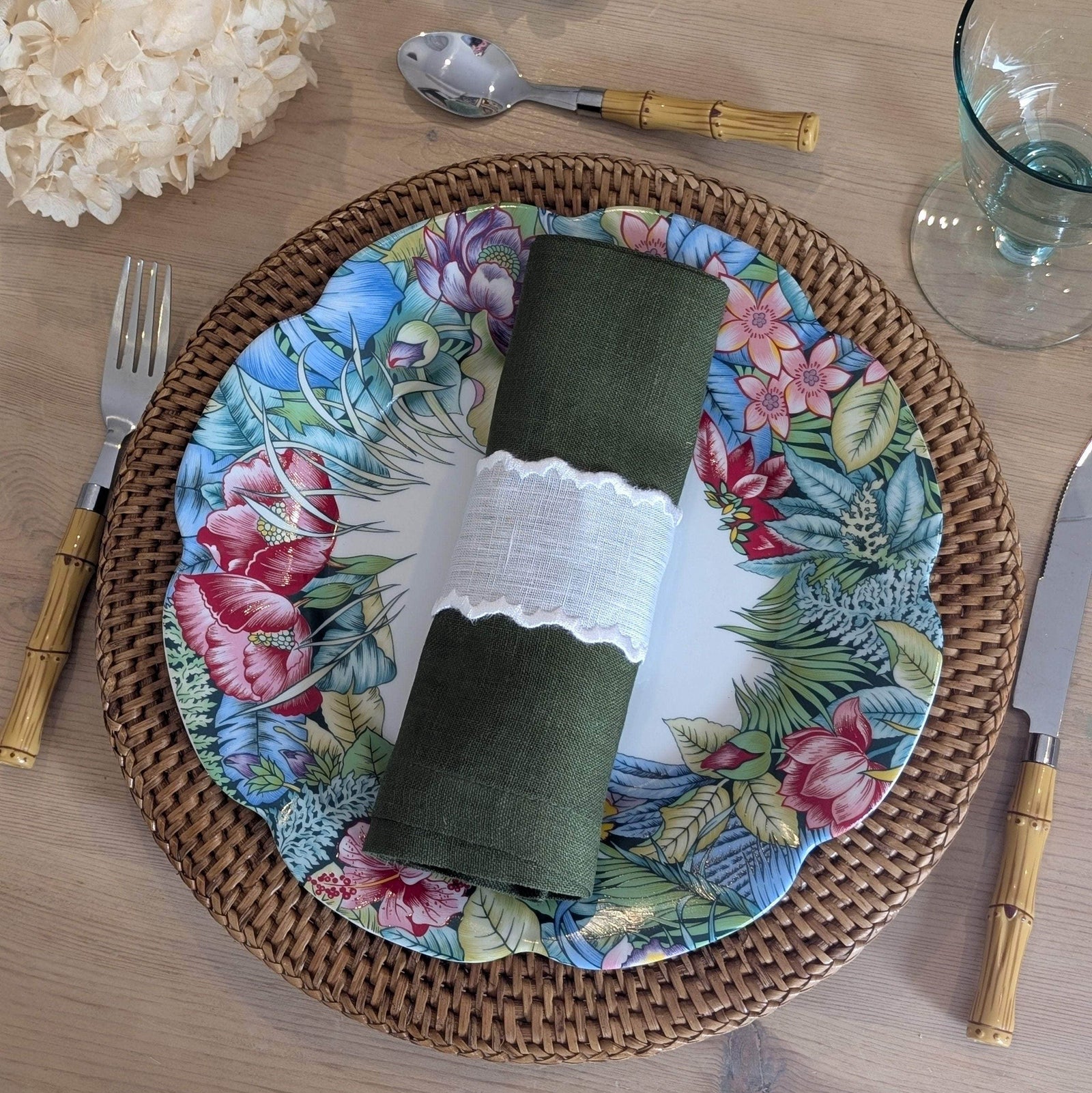 MARSELLA - Personalised Linen Napkin Ring