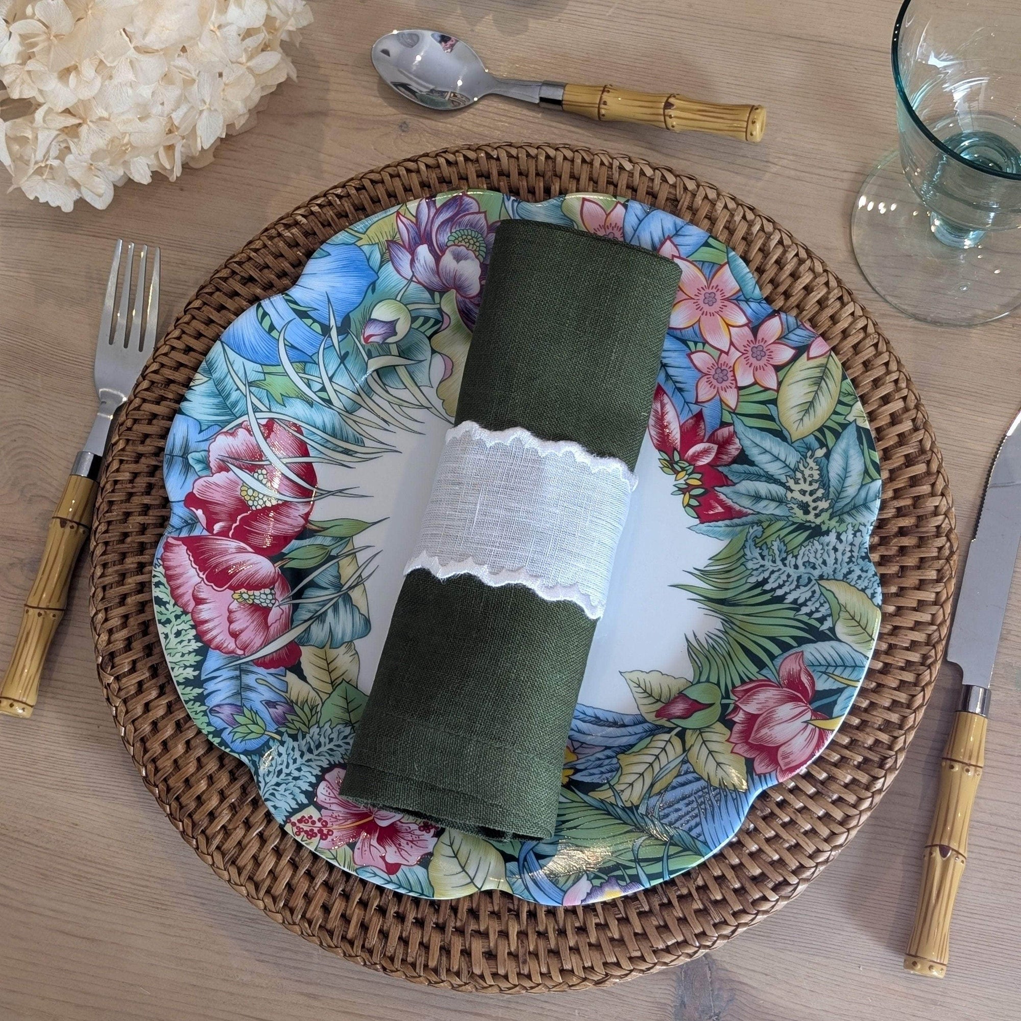 MARSELLA - Personalised Linen Napkin Ring