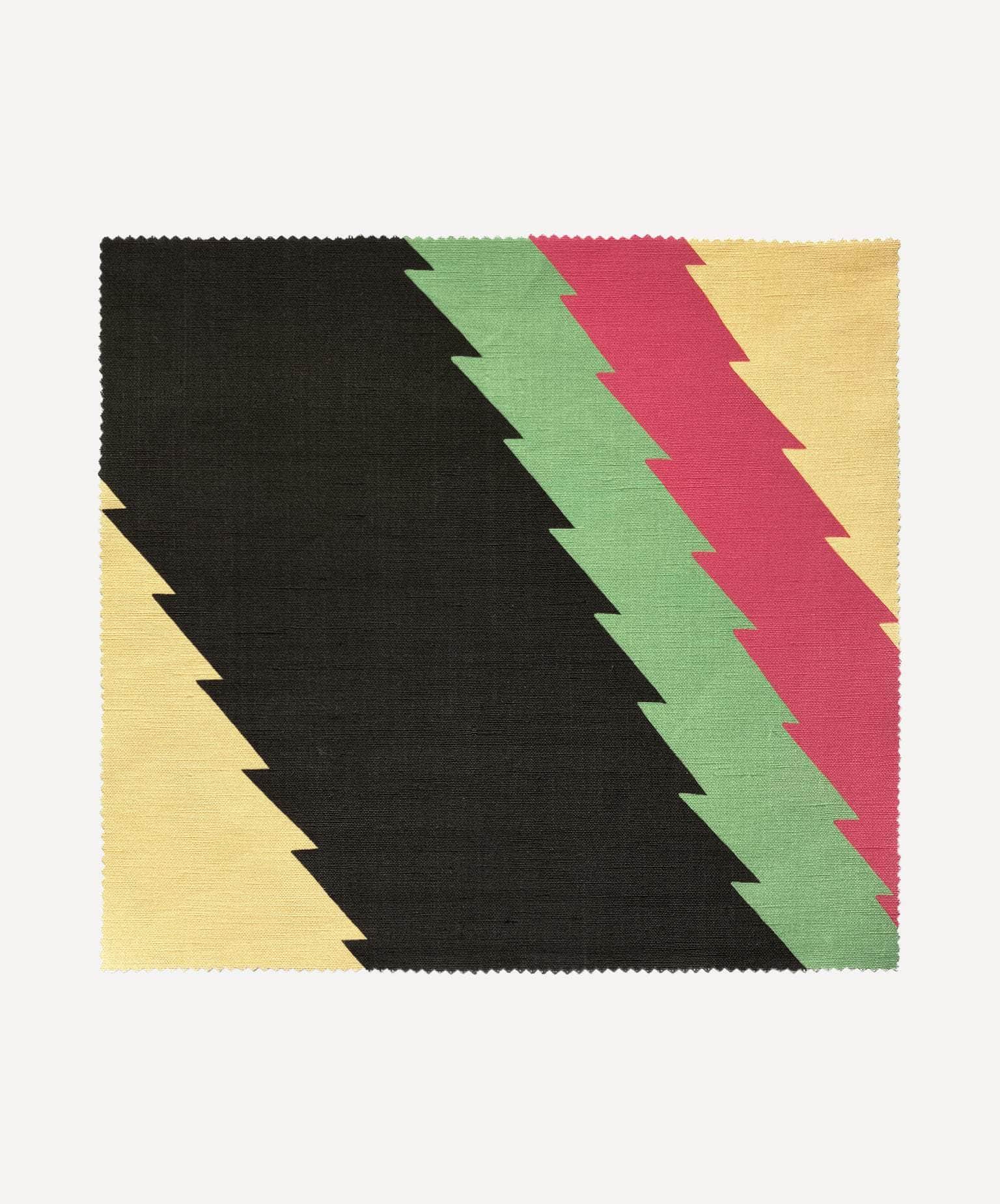 Interiors Fabric- Santa Fe Stripe in Charcoal