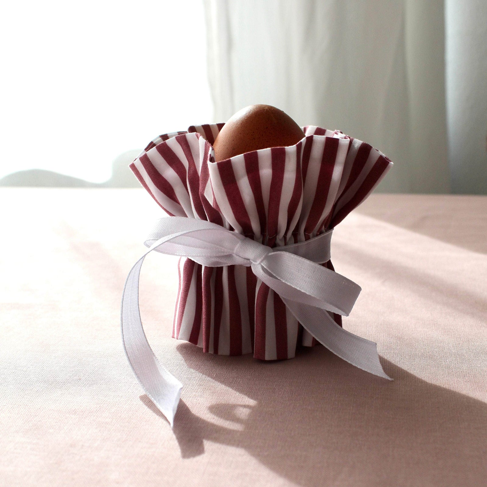 Ruffle Napkin Ring Pink Set Of Two