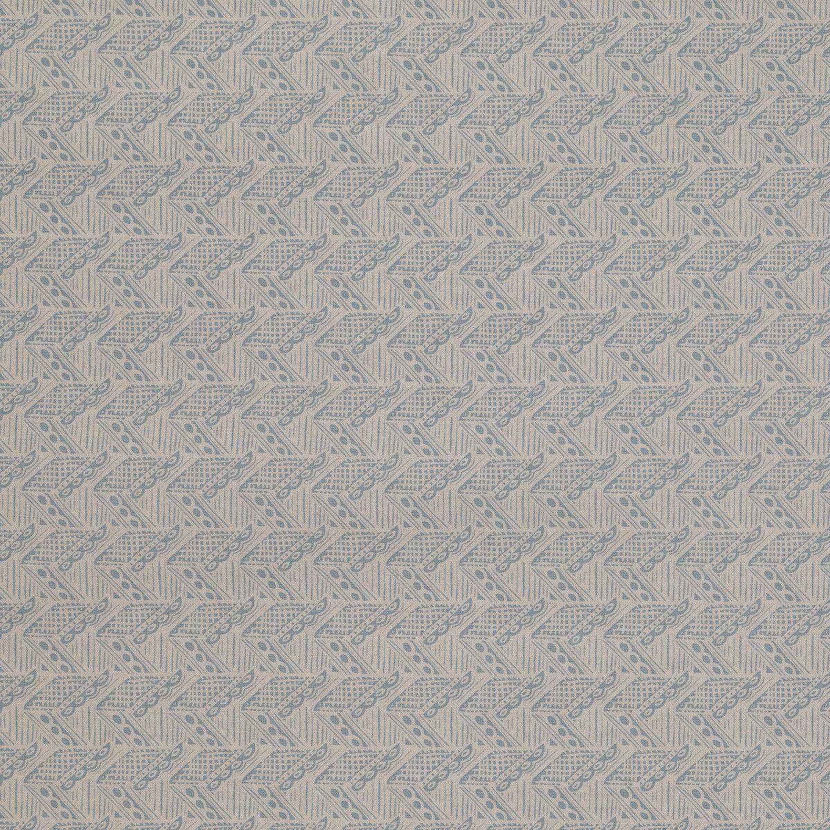 Thatch Fabric in Field Blue