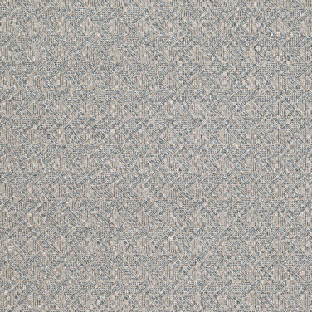 Thatch Fabric in Field Blue