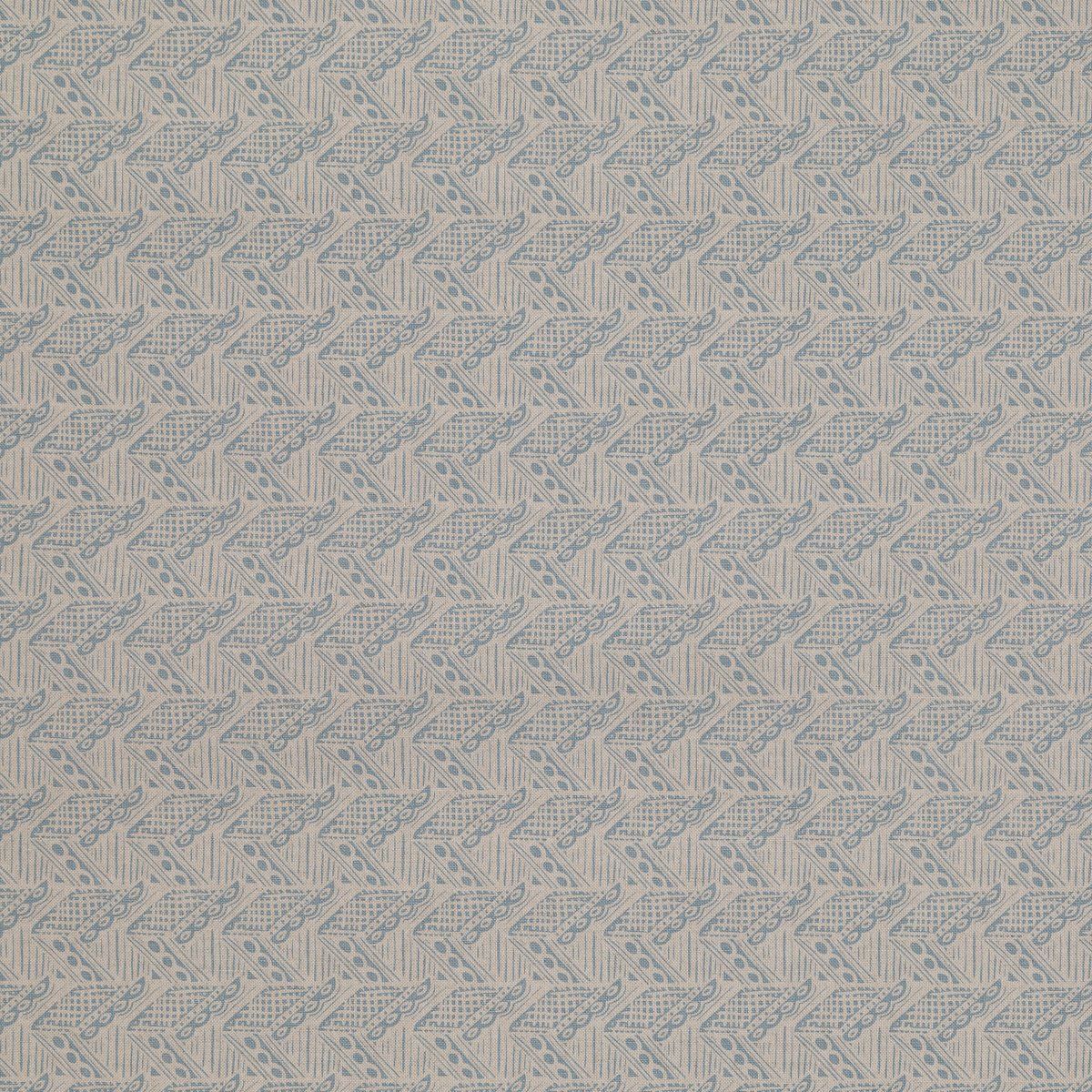 Thatch Fabric in Field Blue