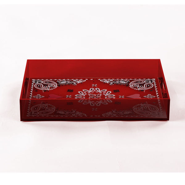 Red Bandana Tray