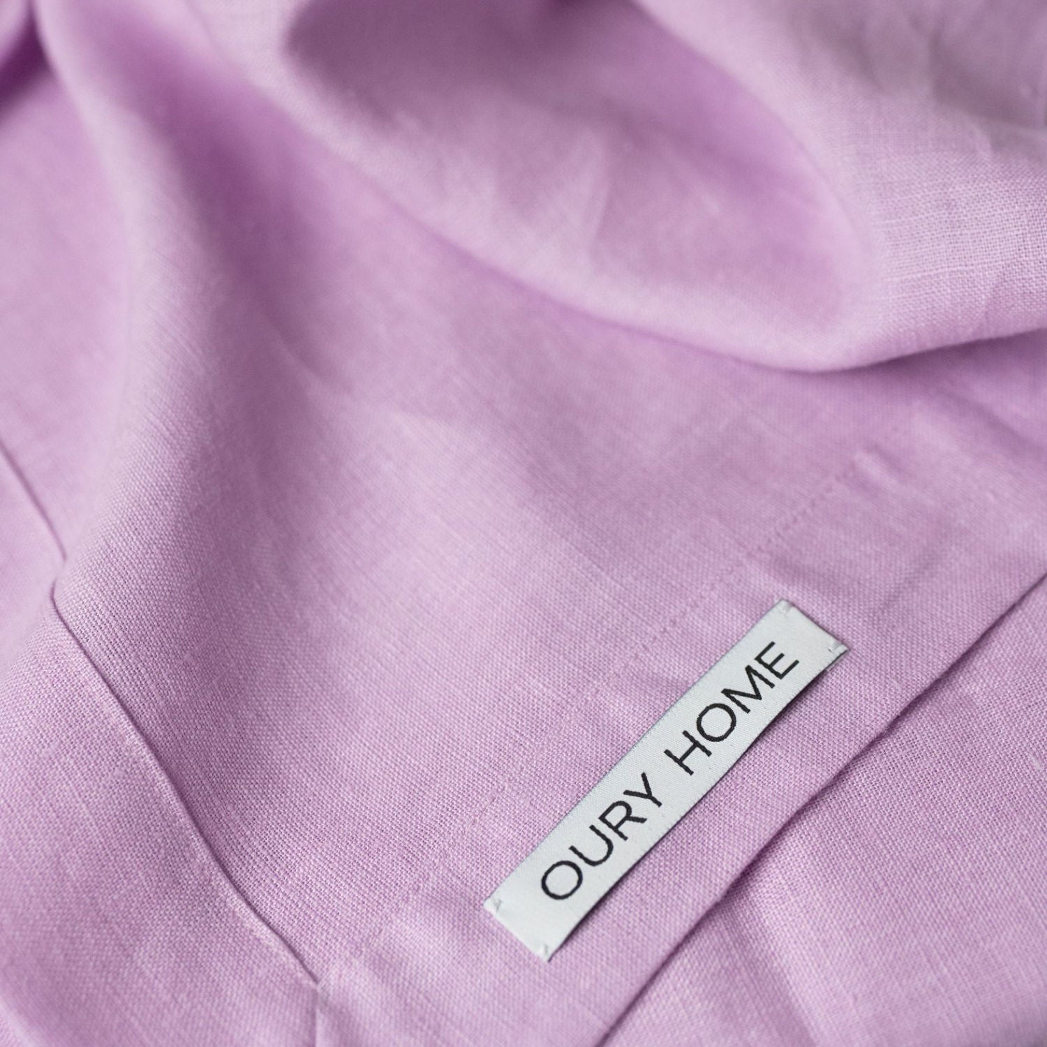 Pink Linen Tablecloth