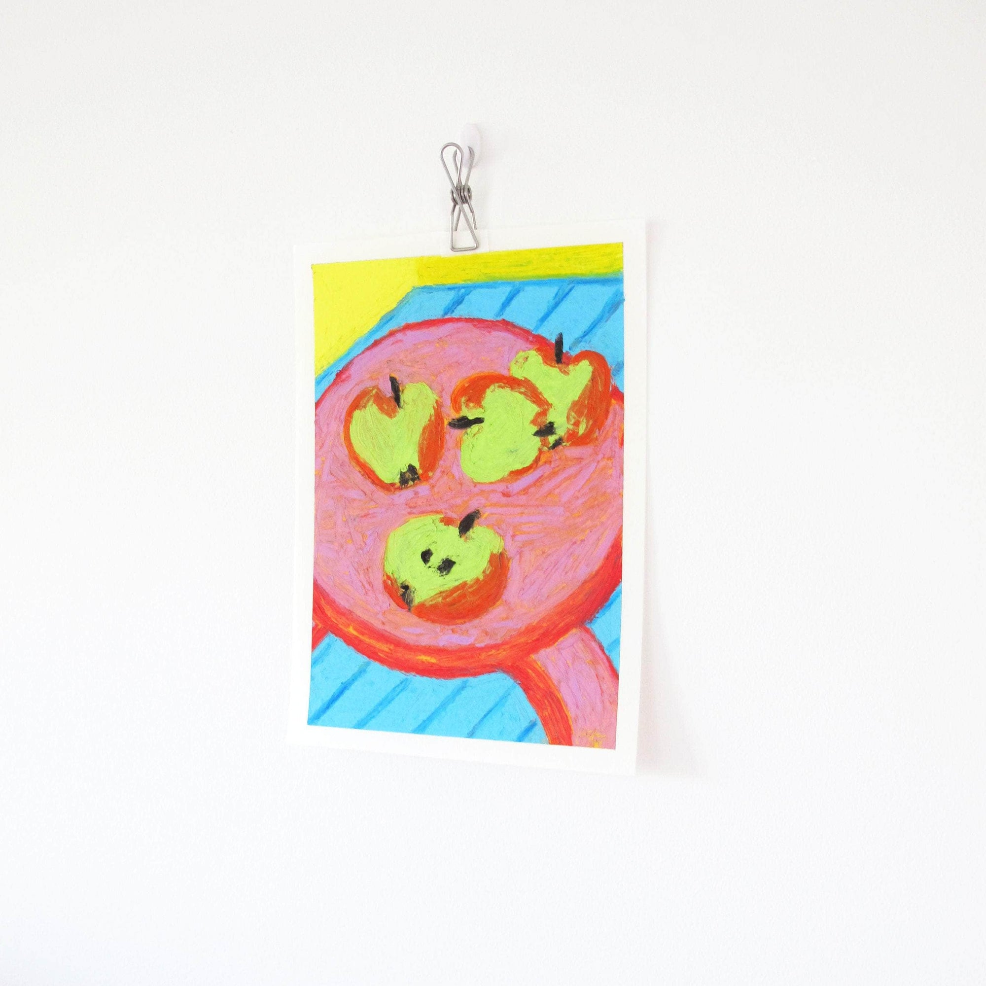 Apples On Chair Artwork