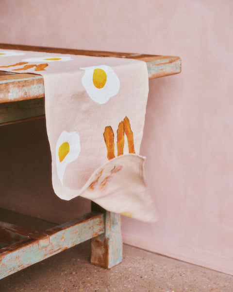 Eggs n Bacon Table Runner