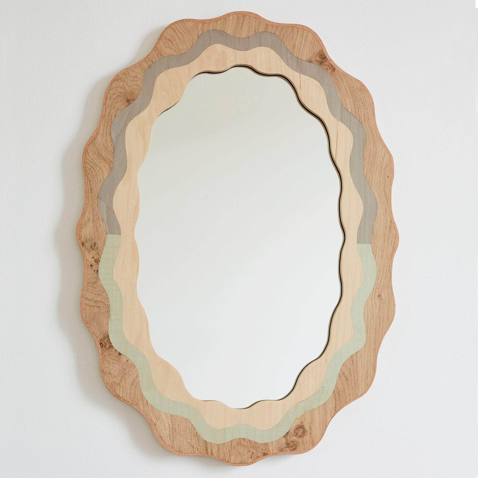 Oval Curve Line Mirror