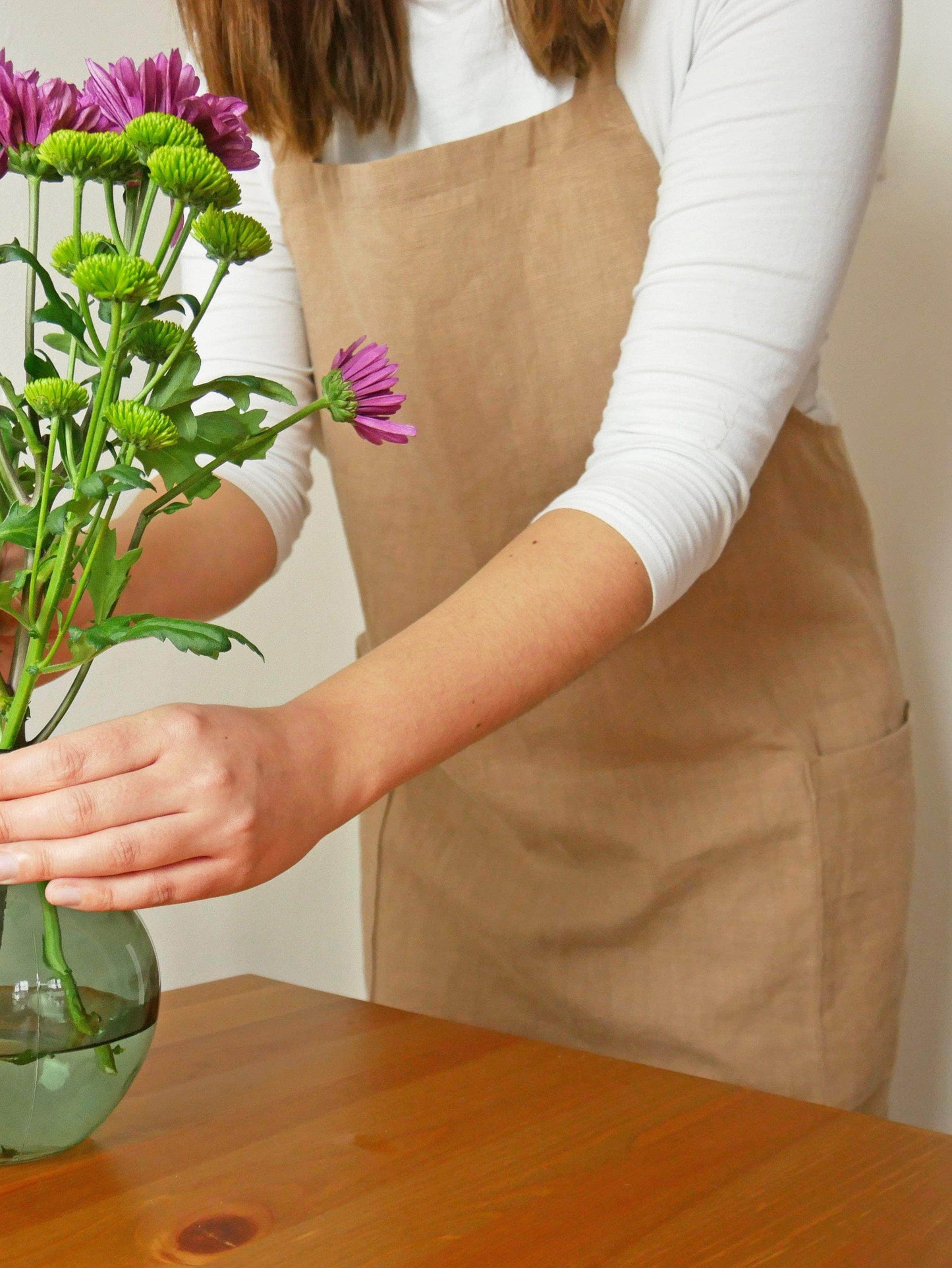 Linen Pinafore Apron