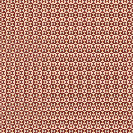 Broken Dishes Wallpaper - Traditional Red