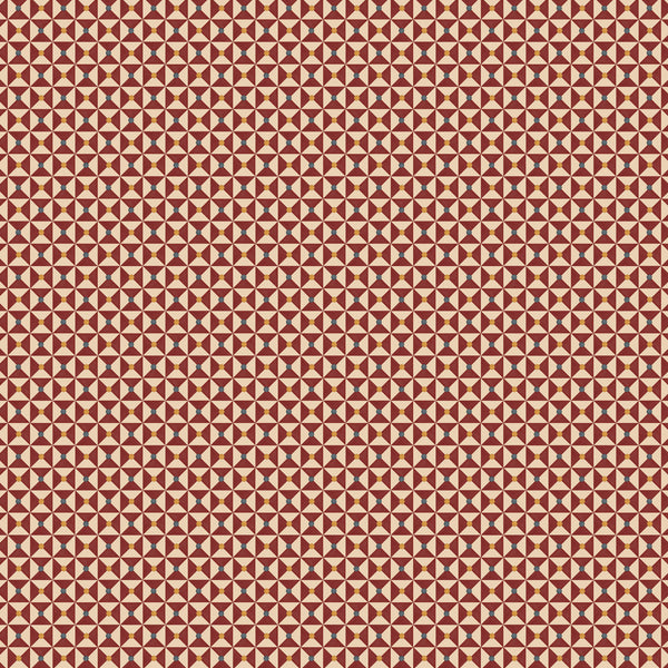Broken Dishes Wallpaper - Traditional Red