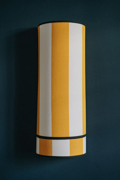 PIA -Yellow Deckchair Striped Wall Light
